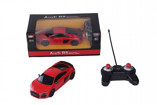 מכונית שלט 1:24 AUDI R8 אדום