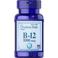 -- ויטמין בי 12--   Puritan's Pride מאה יח' 1000 מק"ג