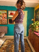 אפודה סרוגה צבעונית S/M