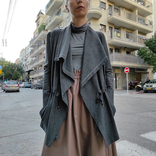 ג'קט STONE - אפור