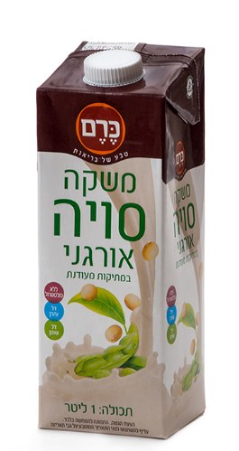 משקה סויה אורגני במתיקות מעודנת