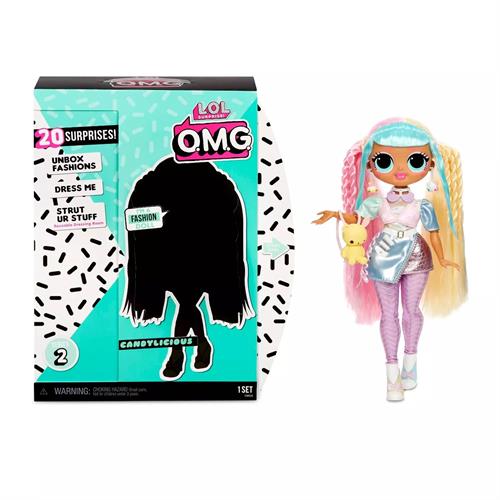 L.O.L. Surprise! O.M.G. Candylicious Fashion Doll with 20 Surprises