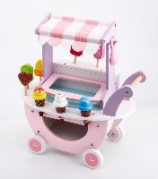 טיולון דוכן גלידה מעץ