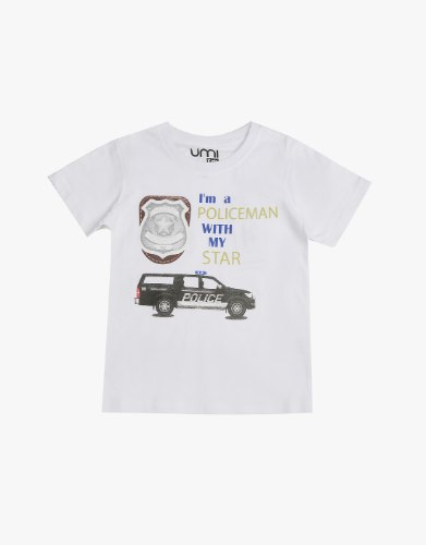 חולצה בנים I'M POLICE MAN