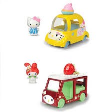 סט זוג מכוניות הלו קיטי 4