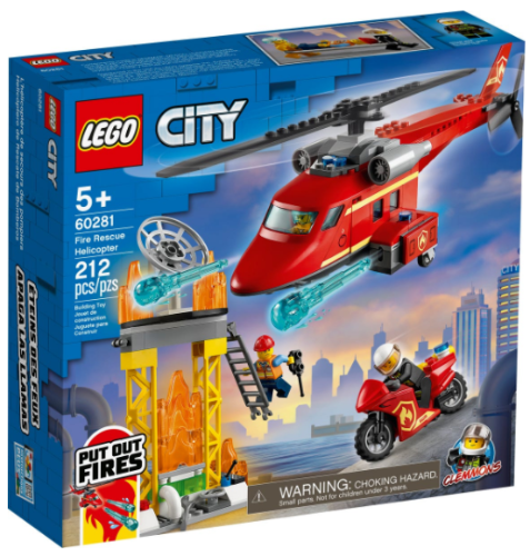 לגו City 60281 מסוק הצלת כיבוי אש