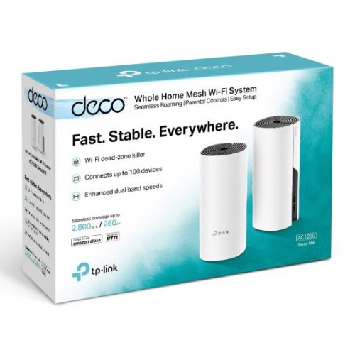 מערכת MESH ‏ Deco M4 Kit 2-Pack TP-Link