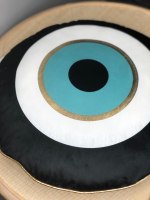 כרית עין עגולה- שחור