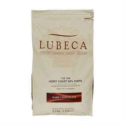 שוקולד מריר לובקה 60% 1 ק"ג