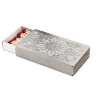 מחזיק קופסת גפרורים עיטור תחרה פרחים