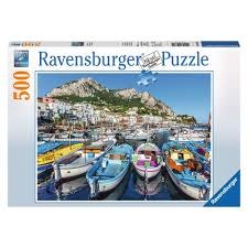 פאזל 500 חלקים סירות  - ravensburger puzzle