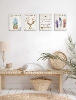 רביעיית תמונות השראה דגם 04