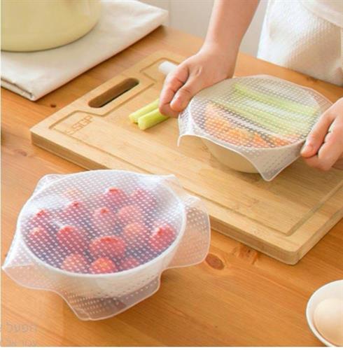 סט 4 יחידות סיליקון נצמד רב שימושי בגדלים שונים