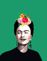 מחברת כריכת סיכות - פרידה קאלו