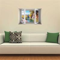 חלון בנישה המפלים השוצפים