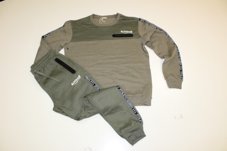 חליפת פוטר גבר SUPER זית