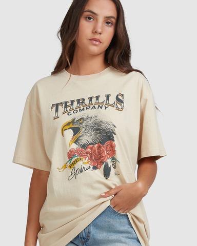 טישירט אוברסייז THRILLS ROSE SPIRIT