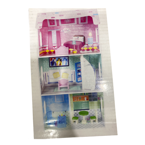 בית בובות מעץ 3 קומות