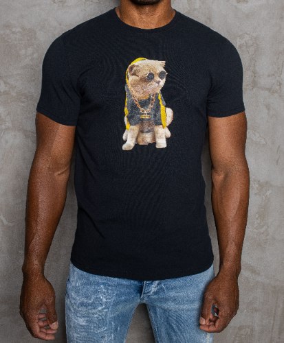 טי שרט  T - AKASHI LOGO  צבע שחור