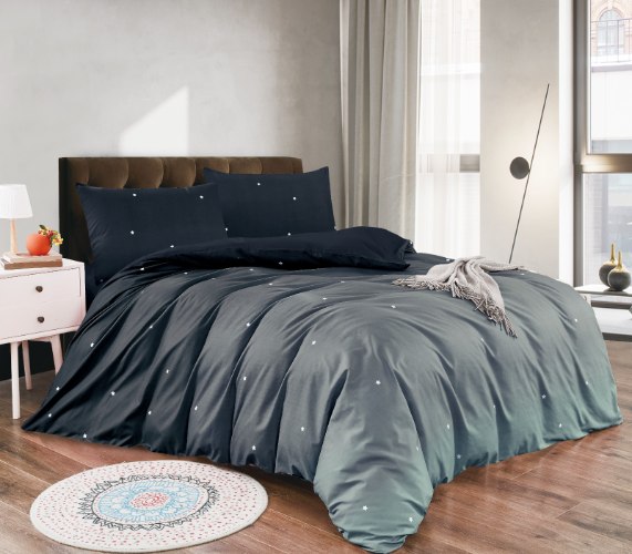 סט מצעים למיטת יחיד 90/200 דגם אטלנטיק - 5515