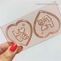 תבנית 4 לבבות גדולים וקטנים ליצירה | לבבות לטו' באב| עוגות אהבה | קישוט שוקולד | חדש אתי דבש