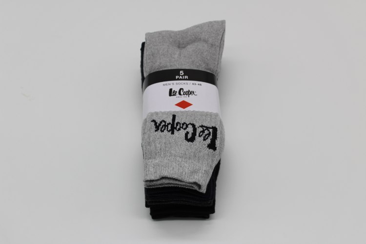 5 גרבי ספורט לגבר L.C מעורב