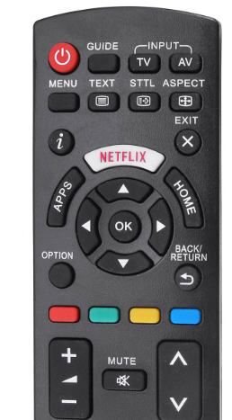 שלט מבית panasonic לטלוויזיה פנסוניק TV PANASONIC+נטפליקס