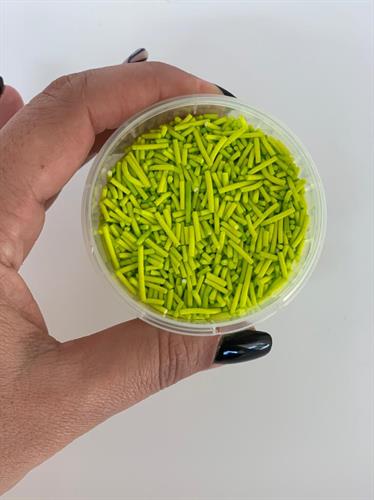 60 גר' סוכריות איטריות ירוק ניאון