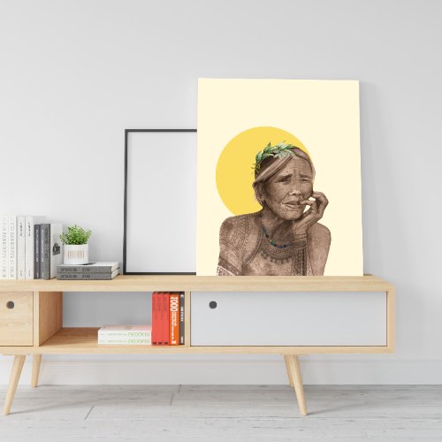 וואנג אוד - הדפס ציור על קנבס גדול