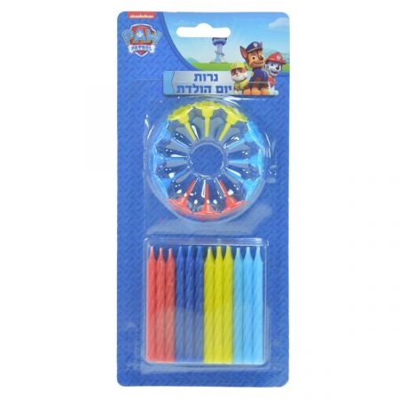 נרות יום הולדת מפרץ ההרפתקאות- שמחה