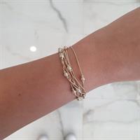 צמיד כדורים זהב |צמיד מרשים