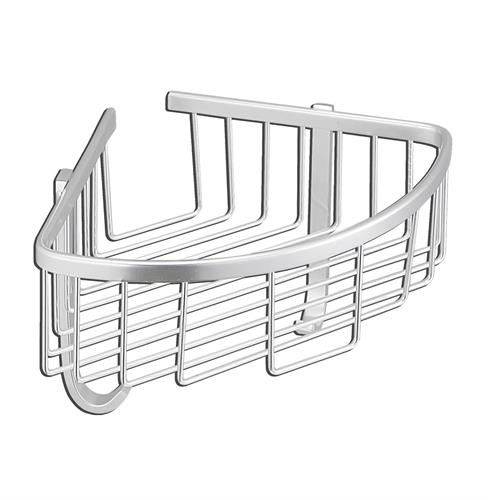 מדף פינתי חד קומתי אלומיניום מבריק