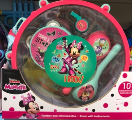 תוף מיני + כלי נגינה