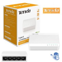 מתג רשת דגם Tenda 10/100Mbps Ethernet  Switch, 5 Ports S105