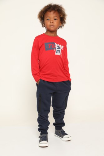 מכנס בנים פוטר רוכסן צד