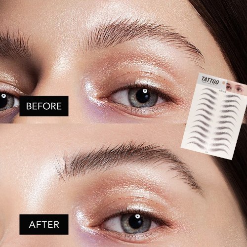 קעקוע לגבות בשיטת השערה - טכנולוגיית 4D