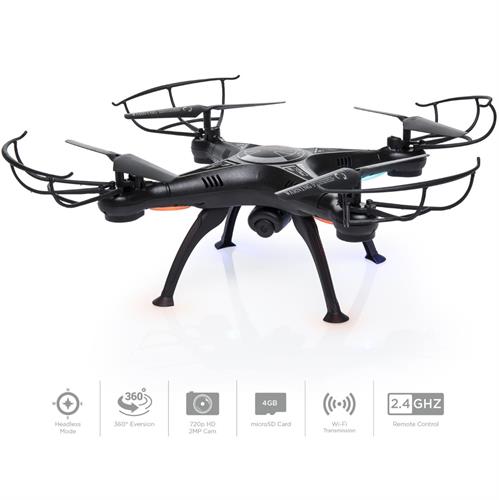 רחפן BCP 4 Channel 2.4G 6-Axis Gyro RC Headless Quadcopter Drone w/Wifi Camera