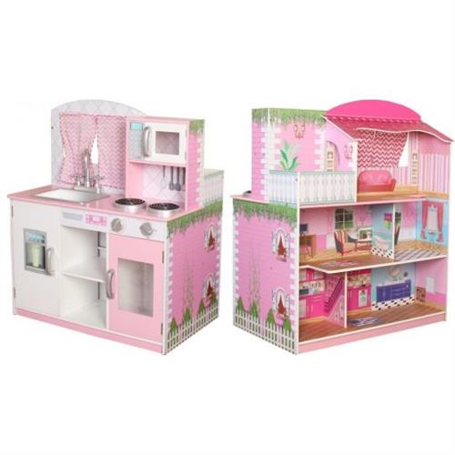 מטבח ובית בובות דו צדדי