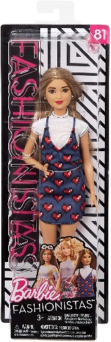 ברבי פאשניסטה שמלת לבבות