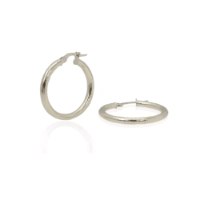 עגילי חישוק זהב בינוניים 3.6 סמ