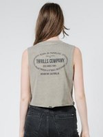 גופית קרופ נשר THRILLS ירוק זית