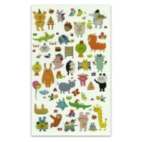 מדבקות SONIAS J דגם ANIMAL FRIENDS