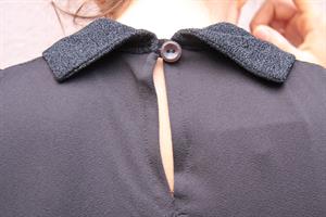 שמלת ערב וינטג' שחורה וסקסית מידה S