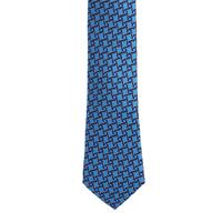 עניבה שרשראות כחול בהיר