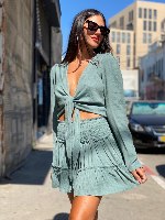 חצאית מיני מלמלות