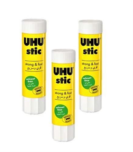 דבק סטיק קטן UHU מארז שלישייה