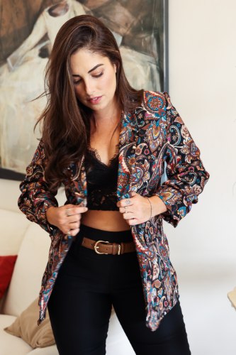 ג'קט מחויט גרייס