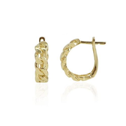 חצי חישוק זהב מיוחד דגם חוליות