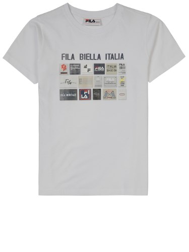 טישירט FILA מודפס לבן 2-16