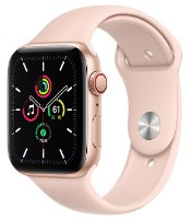 שעון חכם אפל Apple Watch SE 44mm MYDR2HB/A בצבע Gold Pink Sand